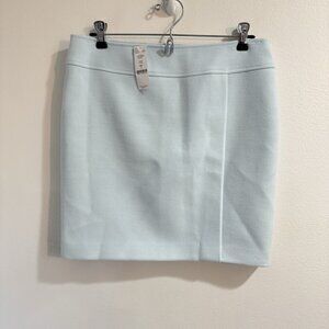 White House Black Market Light Blue Mini Skirt